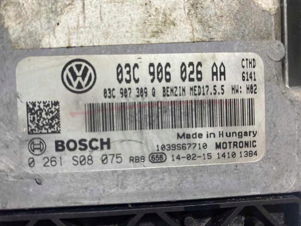 фото №7, Бортовий комп'ютер двигуна vw jetta vi 1.4 tsi 03c906026aa