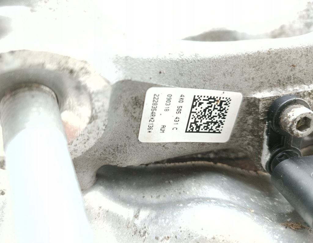 фото №6, Поворотний кулак ступиця лівий задня audi a7 c8 4k 80a505459b 4k0505431c