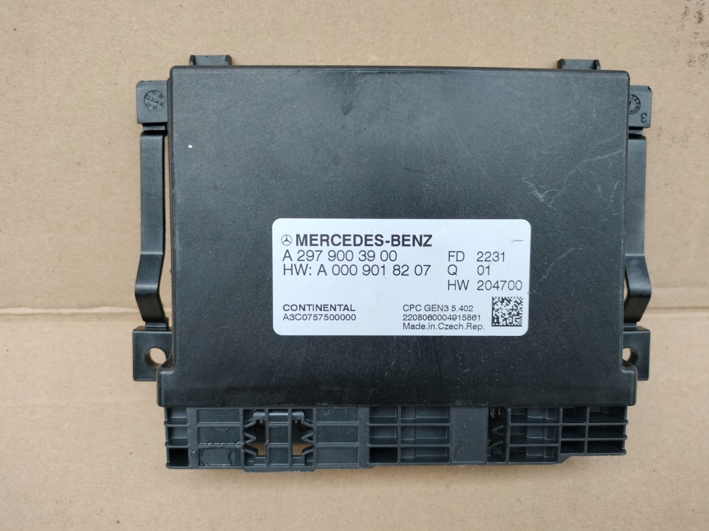 фото №1, Mercedes benz w297 модуль блок управления a2979003900