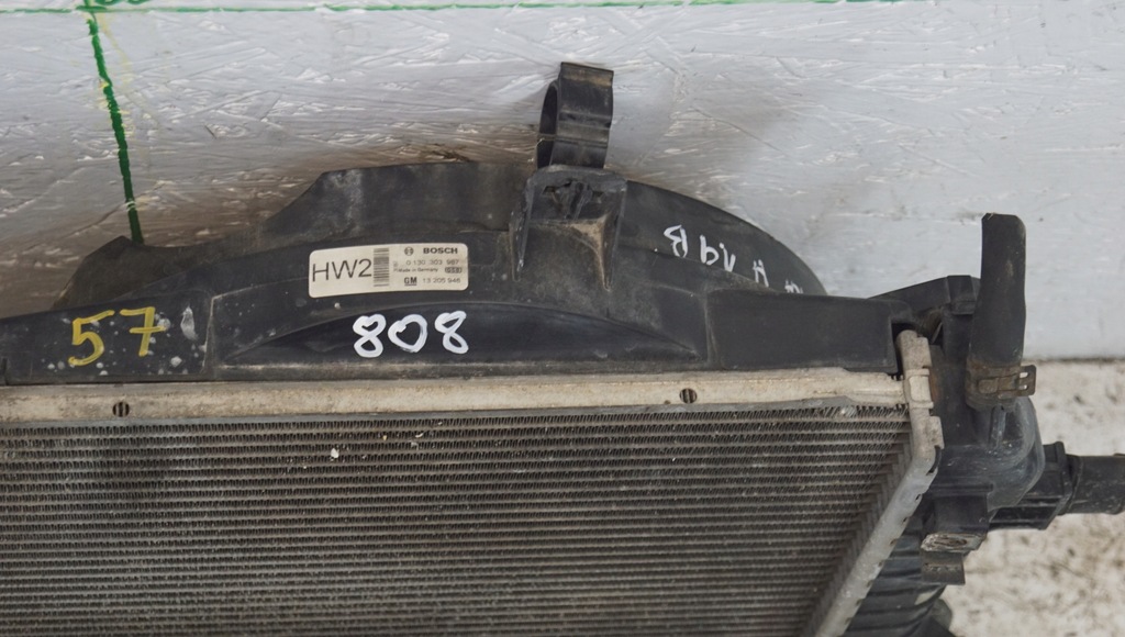 фото №8, Opel zafira b комплект радиатор вентилятор 1.6b