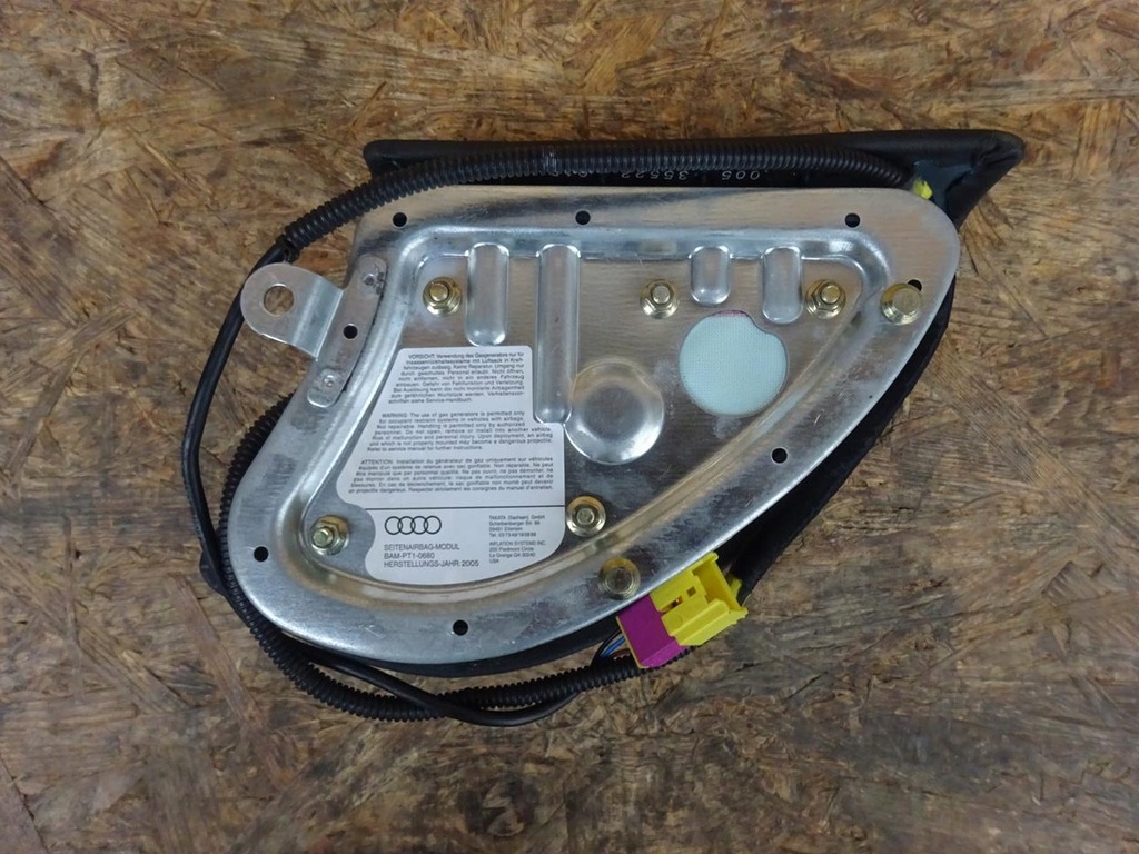 фото №8, Audi tt 8n подушка подушка безопасности сиденье левая czarna black soul 8n0880241