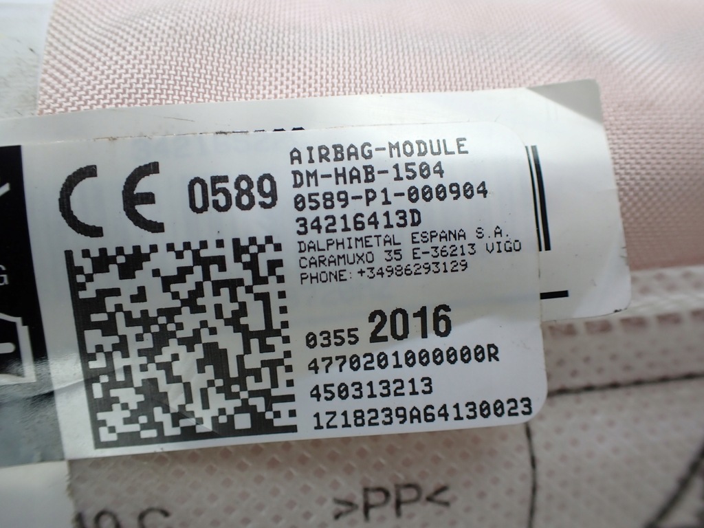 фото №8, Opel crossland правая шторка безопасности подушка безопасности 34216413d