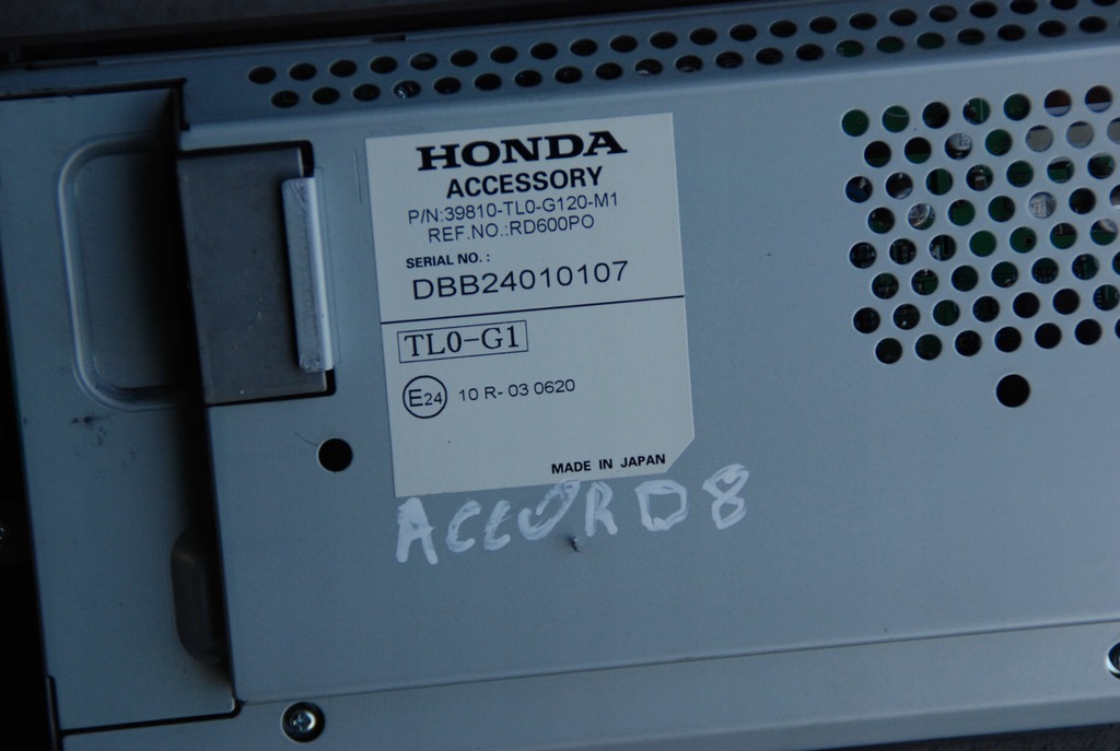 фото №5, Honda accord viii дисплей радіо навігації