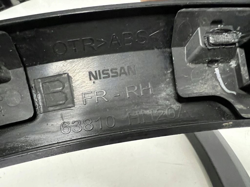 фото №9, Qashqai j12 перед сторона права молдинг накладка крила передній 63810-hn20a