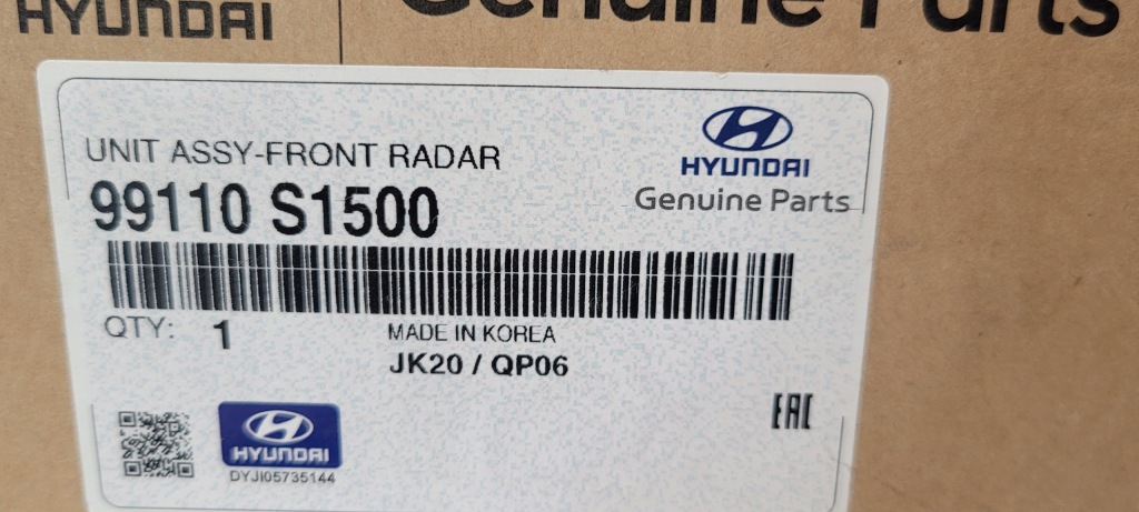 Радар датчик датчик расстояния hyundai santa fe iv рестайлинг  2021- 99110-s1500 Цена