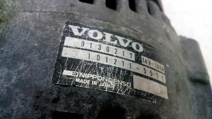 фото №6, Генератор volvo v40 1,8 b 16v 1998r. 9130217