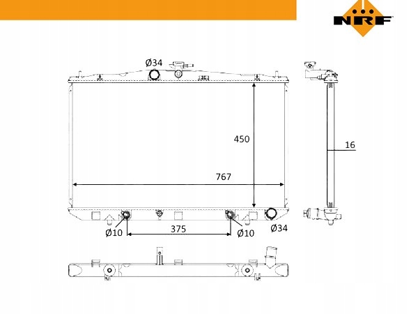 фото №2, Nrf 58610 радіатор, система охолодження двигуна