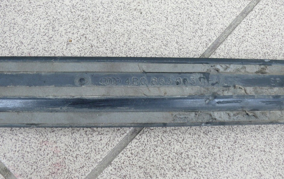 фото №10, Молдинг середня двері лівий перед audi s6 a6 c5 lift lz9w 4b0853953b