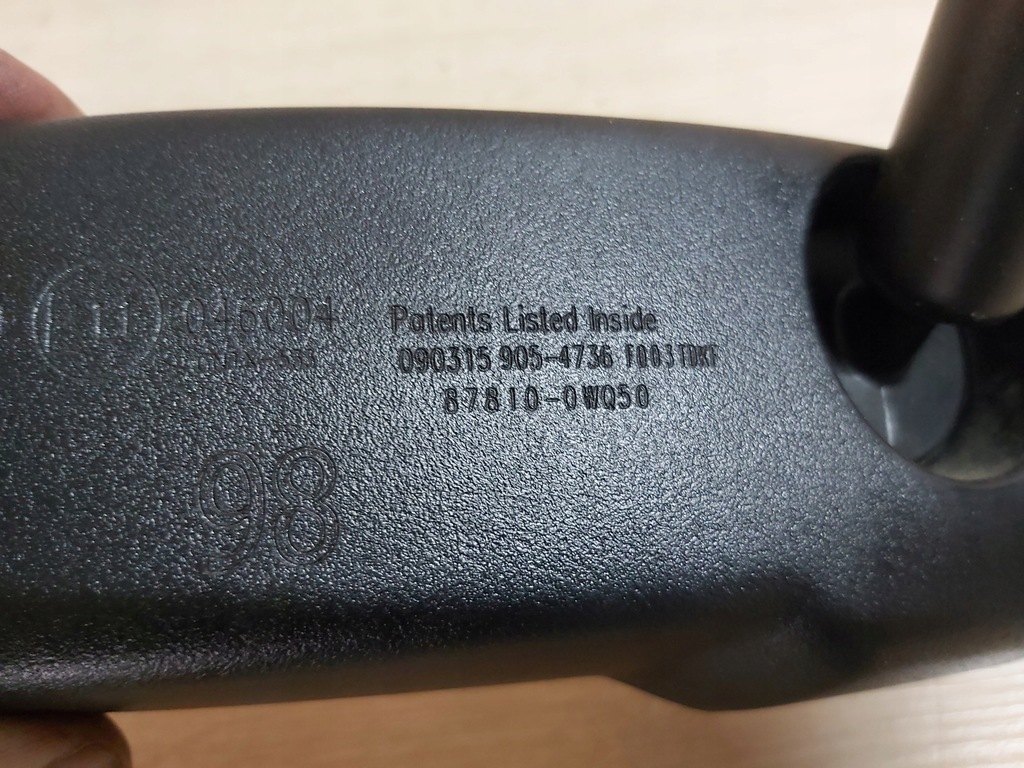 фото №5, Toyota avensis t27 lift дзеркало заднього виду prius c-hr 87810-0w050