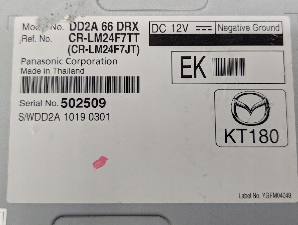 фото №7, Блок керування тюнер модуль радіо навігації mazda cx-3 cx3 dd2a66drx