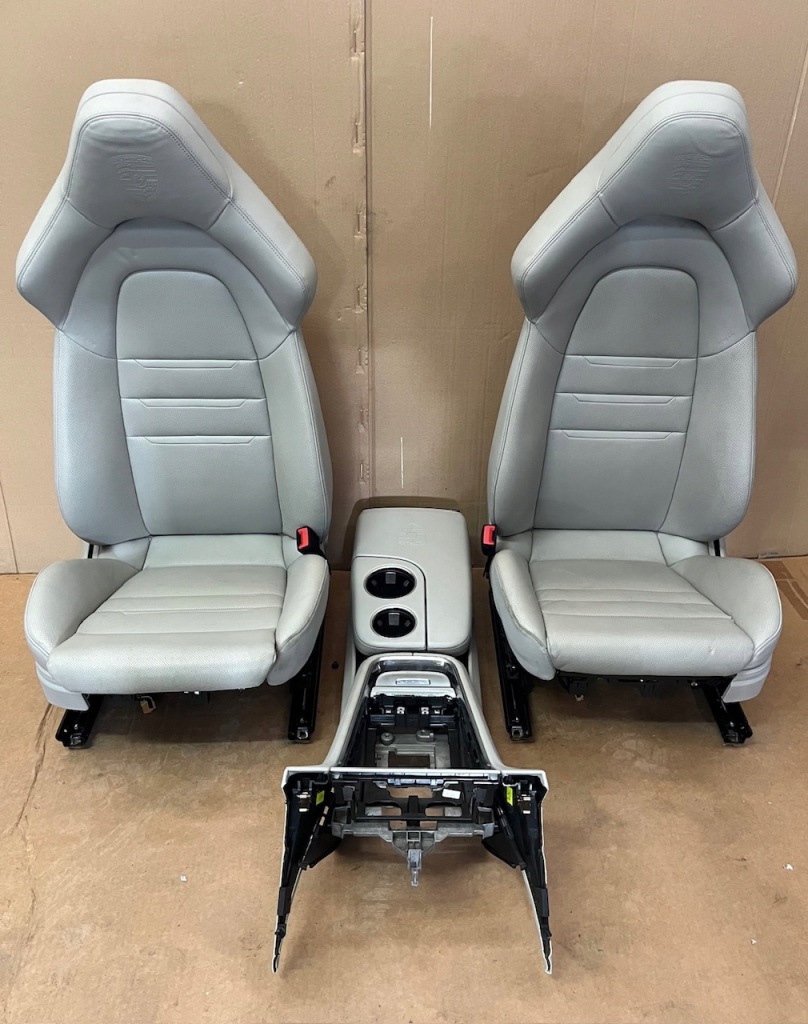 фото №7, Idealne kpl сиденья + модули + шторка porsche panamera 971 kreide 1