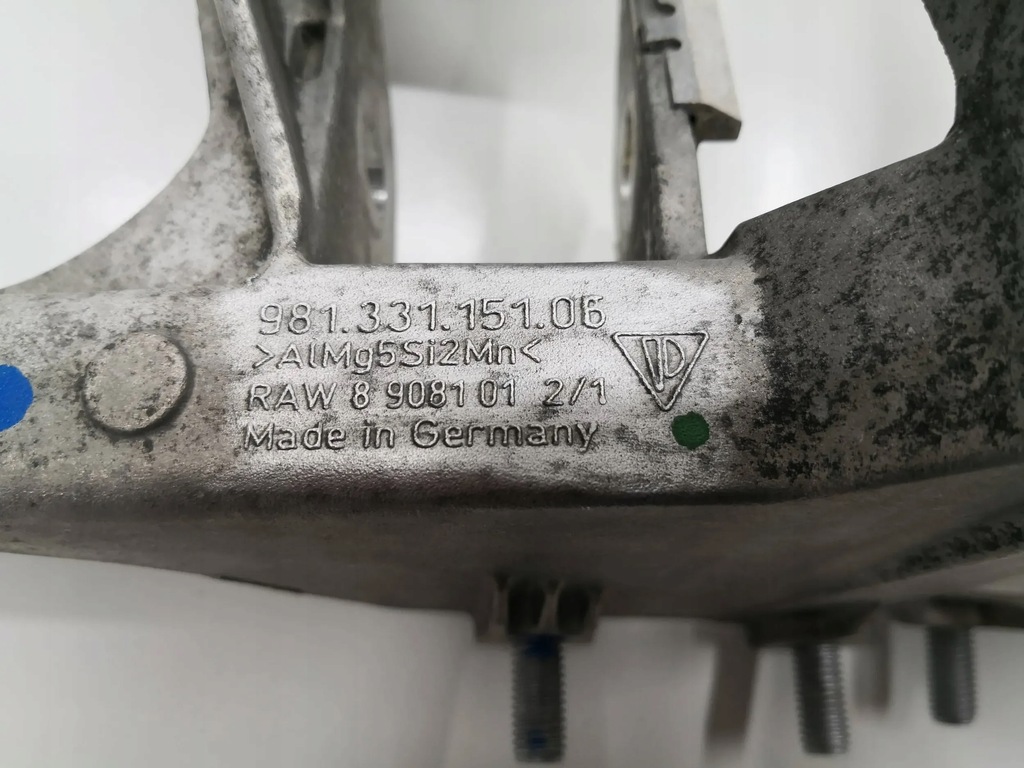 фото №10, Кронштейн кронштейн підрамник porsche 718 981 cayman boxter комплект l+p