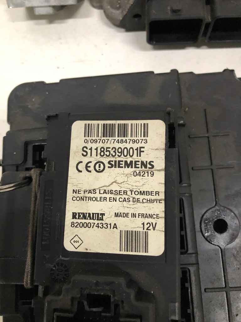 фото №4, Блок керування набір стартовий renault megane ii 1.9 dci 0281011776