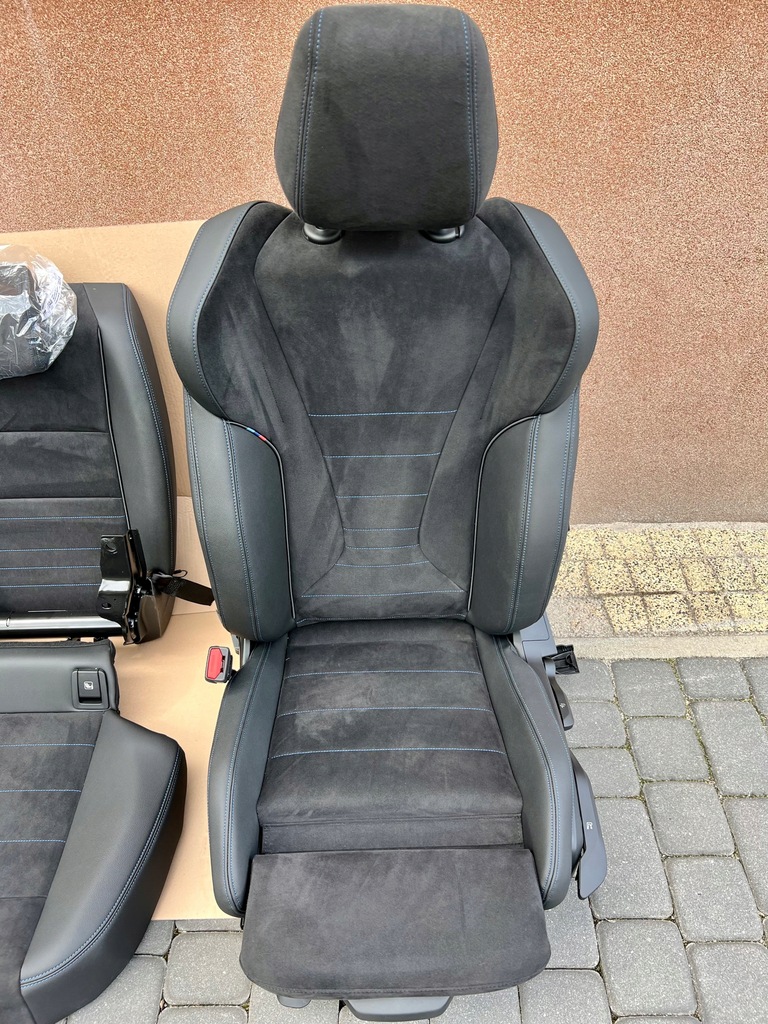 фото №6, Bmw x1 u11 сидіння сидіння заднє сидіння шкіра обшивки тунель комплект m-pakiet nowe