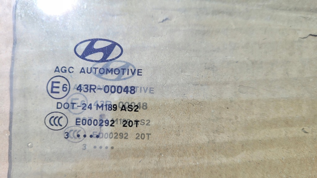 фото №2, Скло w двері правий задня hyundai ix35 2013 rok