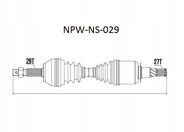 фото №3, Приводной вал приводная l/p nissan navara 05-