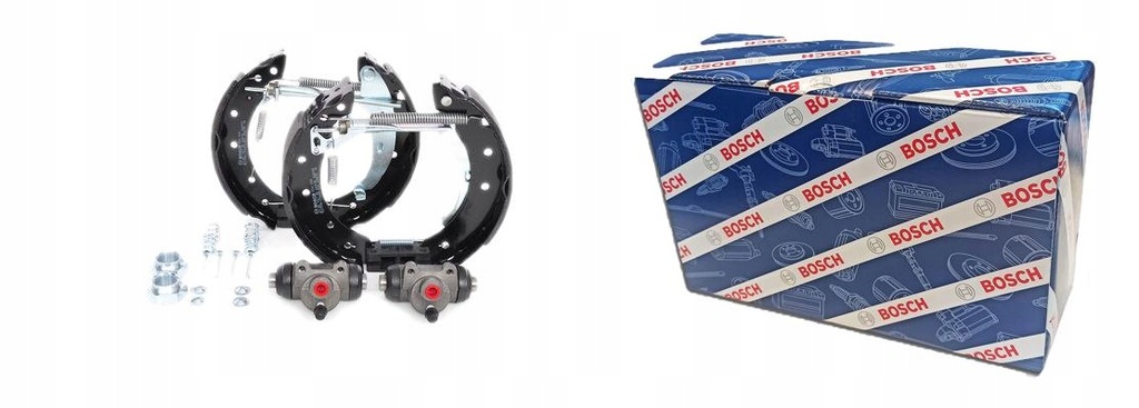 фото №1, Bosch набор тормозные колодки+ цилиндрики peugeot 306