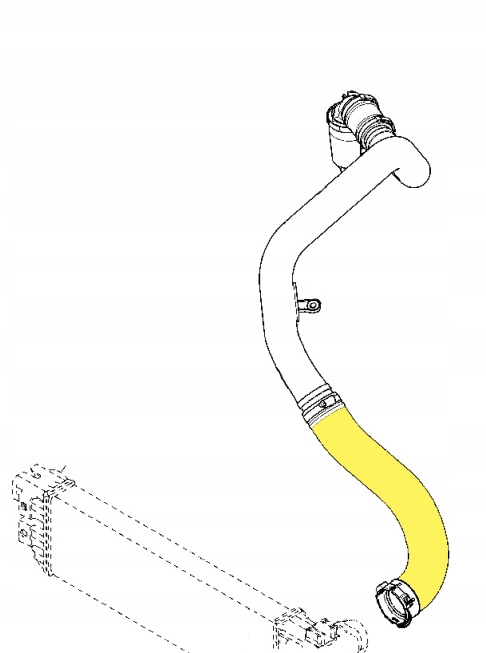 фото №3, Труба wąż turbo шланг турбины интеркулер renault master iii 2.3 dci
