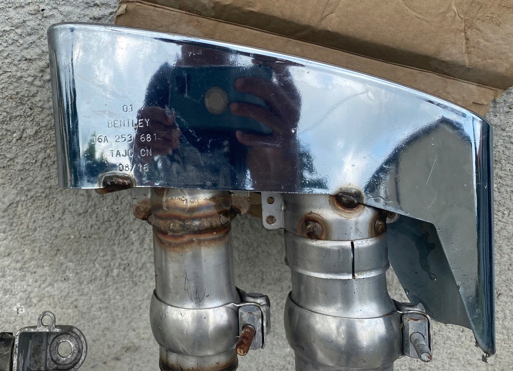 фото №6, Bentley bentayga w12 гаситель выхлоп оригинальный номер 36a253611a