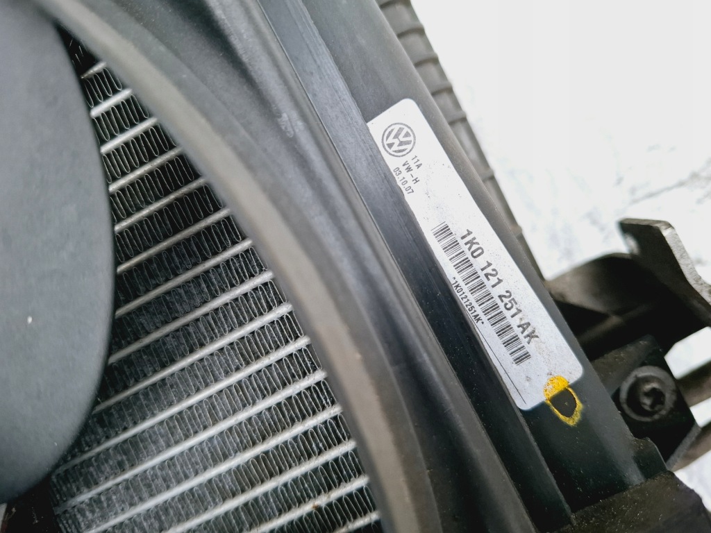 Радиатор радиатор воды интеркулер вентиляторы vw golf v 5 1k0 2.0 tdi Доставка