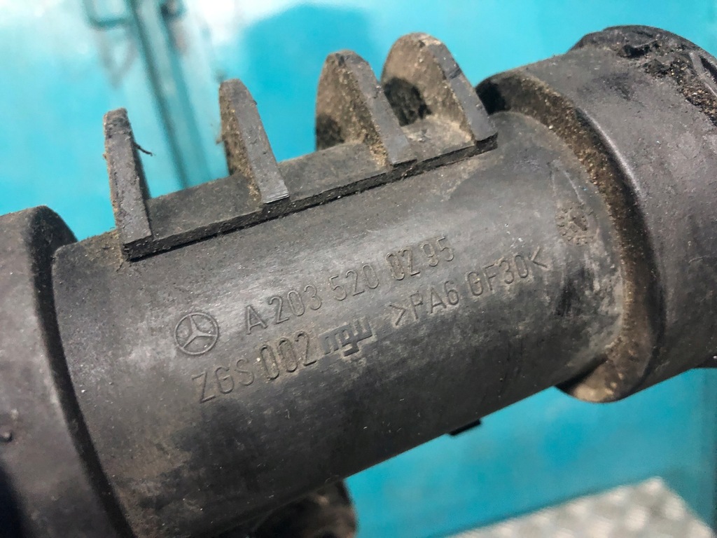 фото №4, Mercedes w203 lift 2,2 cdi труба wąż інтеркулер