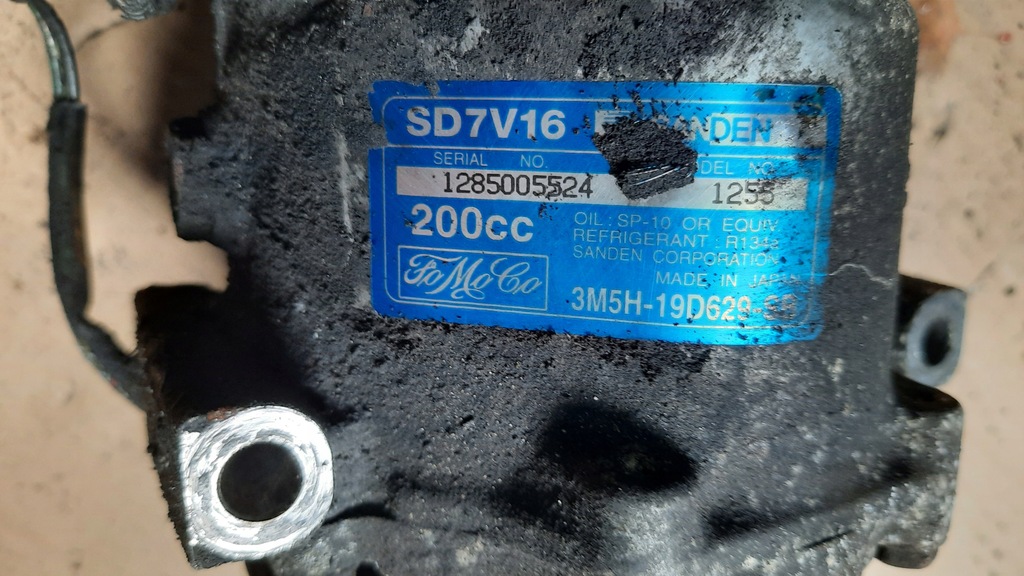 фото №6, Компресор кондиціонера 3m5h19d29sb volvo s40 ii