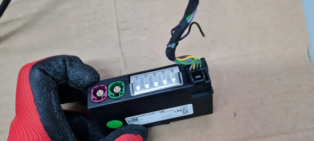 фото №10, Q5 80a роз'єм зарядний пристрій usb port кабель 8w0035708 a5 8w a4 b9 s4