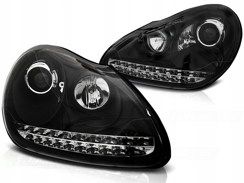 Купити Ліхтарі  фари porsche cayenne 02-06r led чорний  ксенон d1s