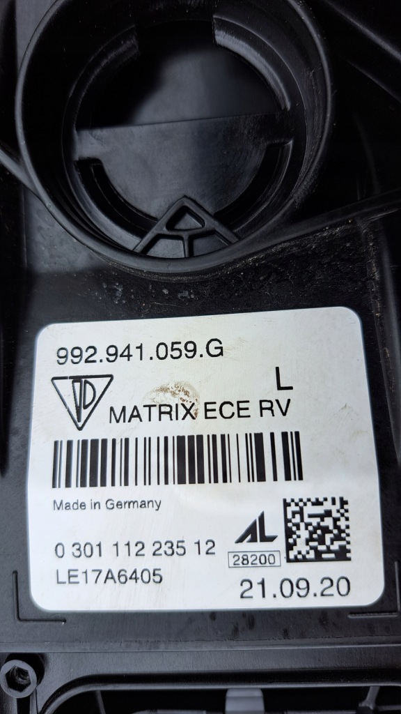 Porsche 992 full led matrix фара передняя Недорого