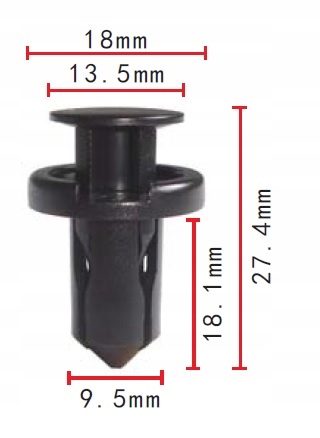 фото №3, Штифт клипса решётка honda civic viii fr-v odyssey