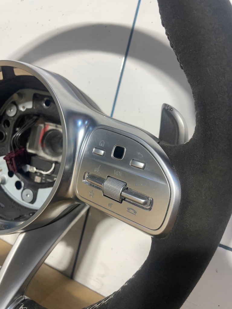 фото №6, Mercedes w222 w205 w257 w213 w177 воздуховод amg alcantara лепестки переключения 63 amg