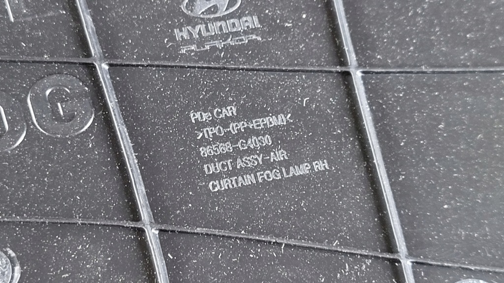 фото №9, Повітропровід повітря впуск канал права hyundai i30 iii 2017- оригінальний номер 86568-g4030