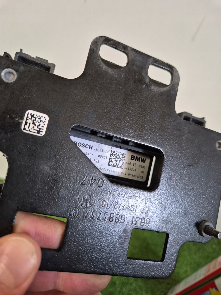 фото №6, Bmw радар distronic acc 0203303735 5a05524 кронштейн радара 6883737