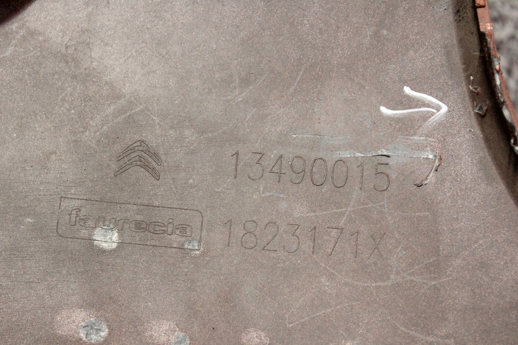 фото №13, Citroen c3 aircross 17-21 бампер перед передній помаранчевий