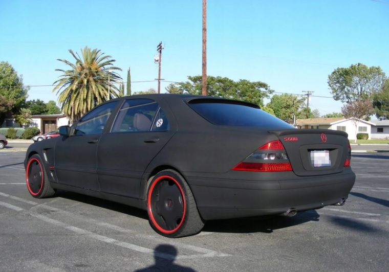 фото №1, Mercedes w220 накладка na скло спойлер