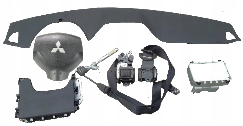 фото №1, Mitsubishi asx приборная панель подушки безопасности ремни комплект