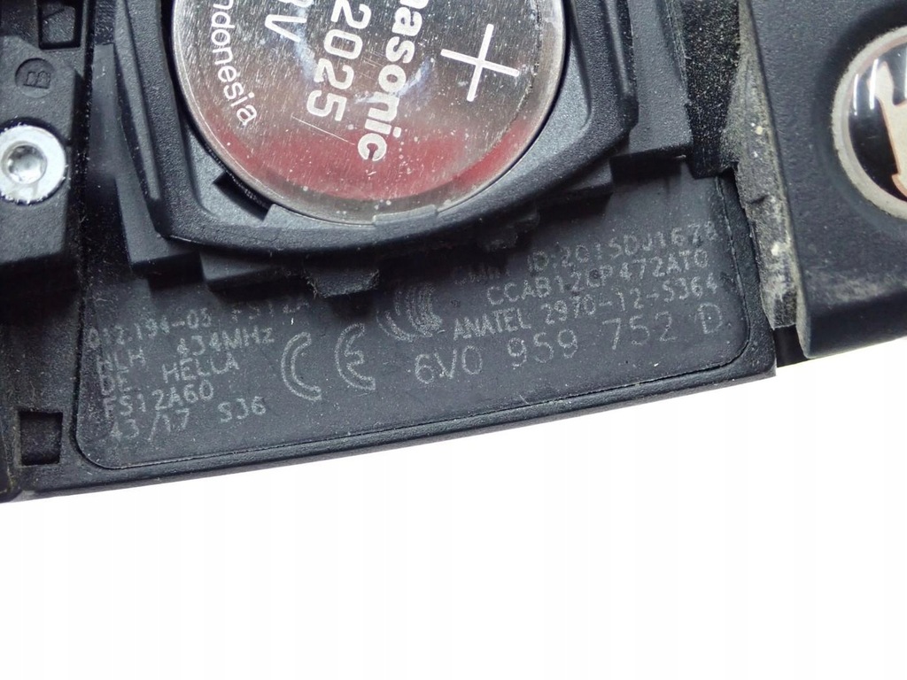 фото №11, Замок запалювання 2x ключ europa комплект 1k0905851 skoda fabia iii 6v 18r