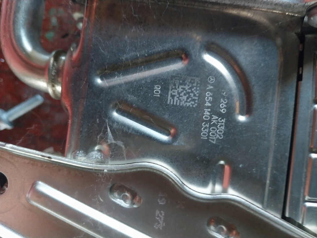 фото №3, Mercedes w177 w247 2.0 cdi радиатор выхлопных газов egr клапан idealny 654920 труба