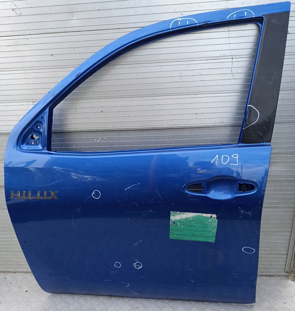 фото №1, 109 toyota hilux двері ліва 2016- 4-дверний