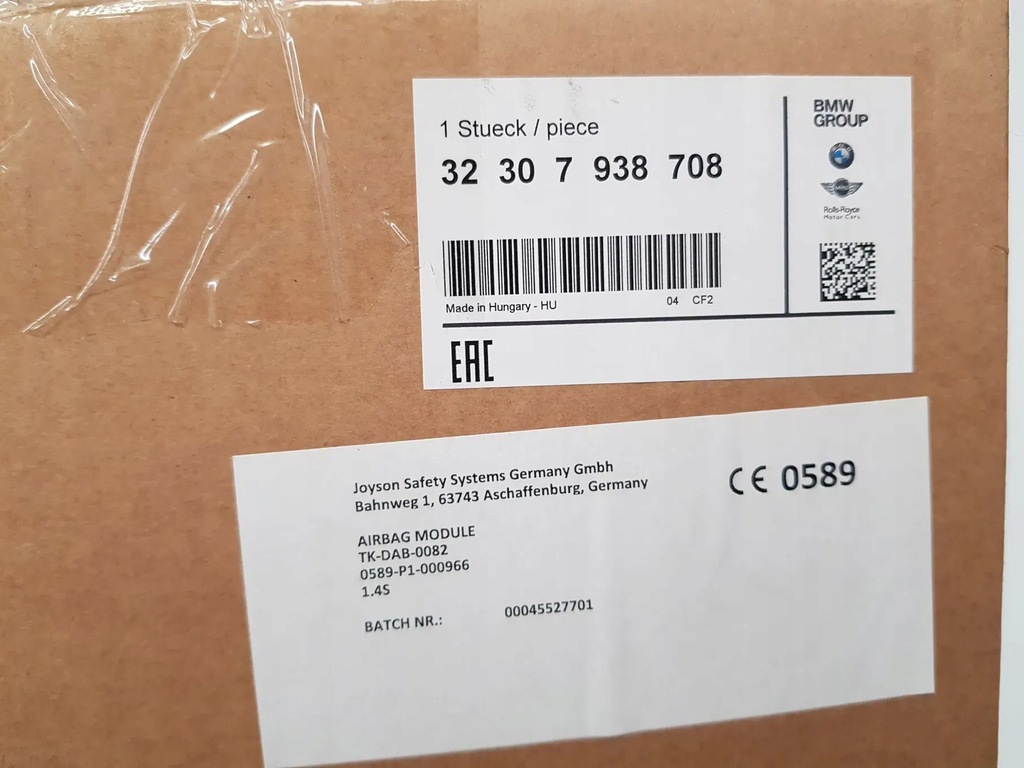 фото №11, Nowa подушка водія подушка безпеки w кермо bmw m набір 7938708