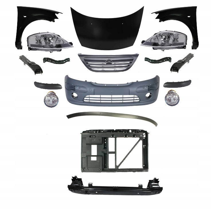 фото №1, Citroen c3 fc i 2002-2005 kompletny перед капот