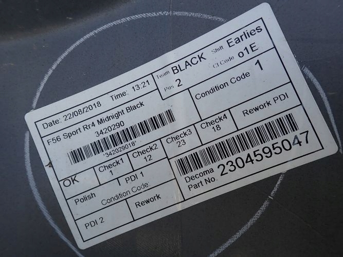 фото №9, Mini cooper f56 sport 13- бампер задний задняя