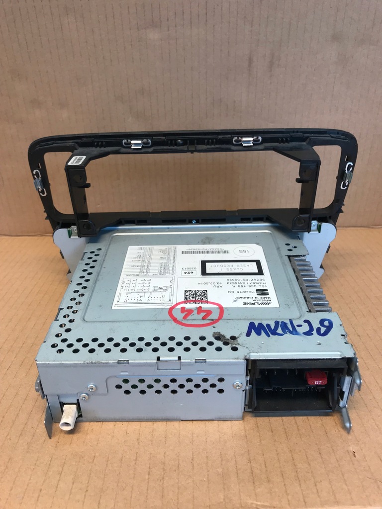 фото №5, Радио cd панель seat mii 1sl035156a