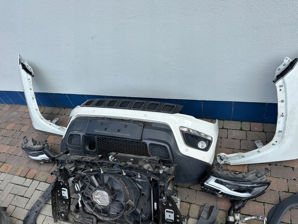 фото №6, Jeep compass trailhawk kompletny перед капот бампер лампи pas передній