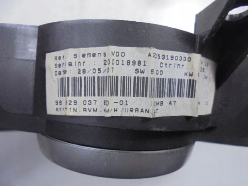 фото №8, Peugeot 207 счетчик приборы 1.4b 9662903780