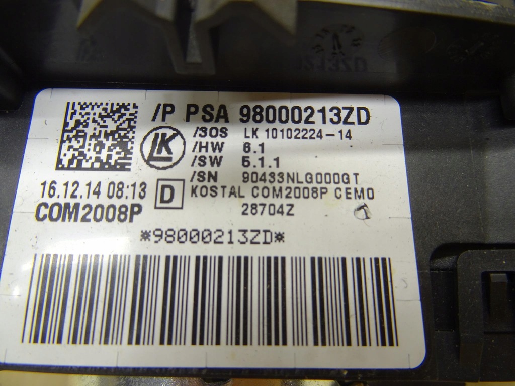 фото №6, Citroen c4 ii ds4 переключатель комбинированный 98000213zd