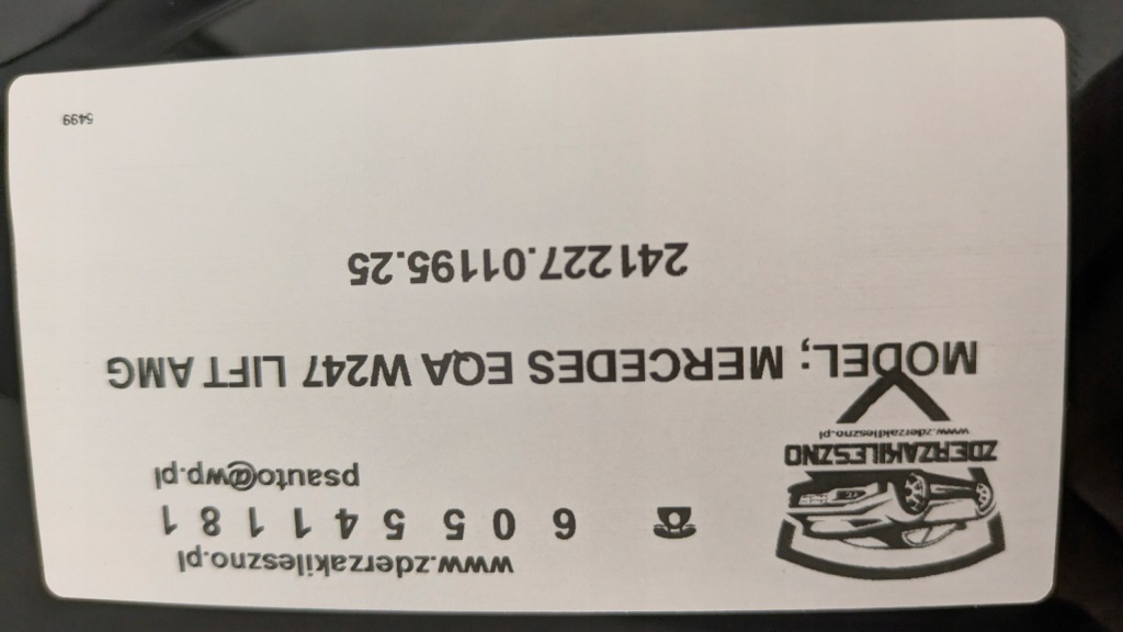 фото №13, Бампер передний mercedes eqa w243 lift amg