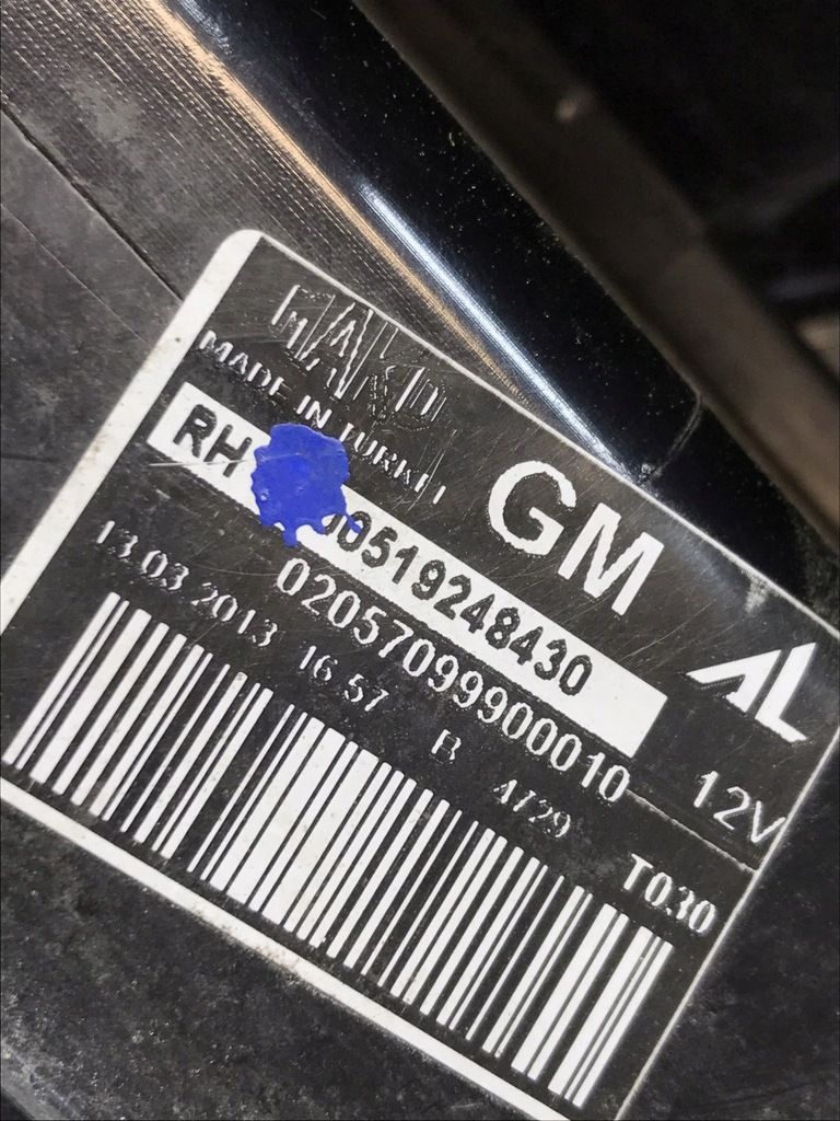 фото №10, Лампа правый задняя fiat doblo iii 1.3 20570748