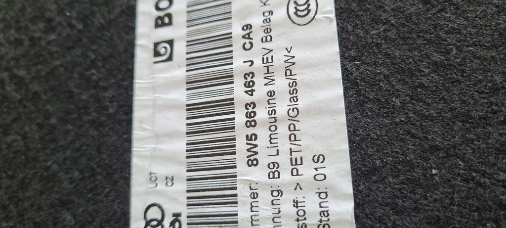 фото №16, A4 b9 8w lift s4 обшивка мат багажника задня sedan 8w5863463j