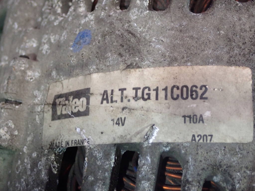 фото №10, Renault megane ii 02-06 1.6 115km генератор 8200667603 2543560a